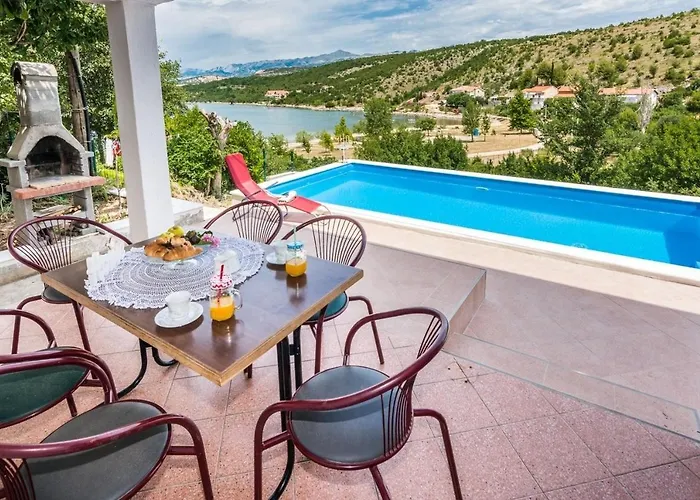Family-friendly With Swimming Pool Krusevo, Novigrad - 21980 Апартаменты